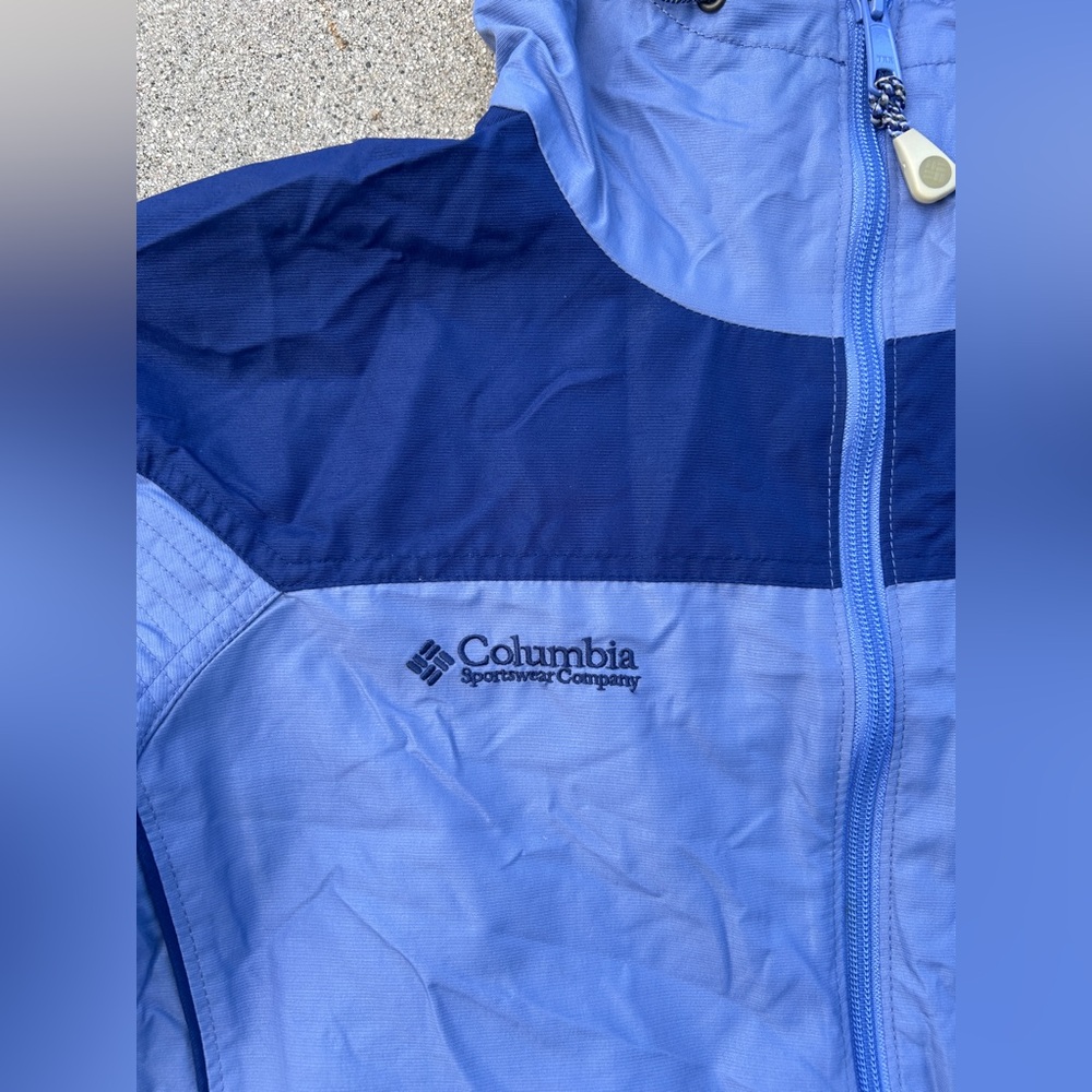Columbia Blue Hooded Jacket Women Size Small - Picture 6 of 13